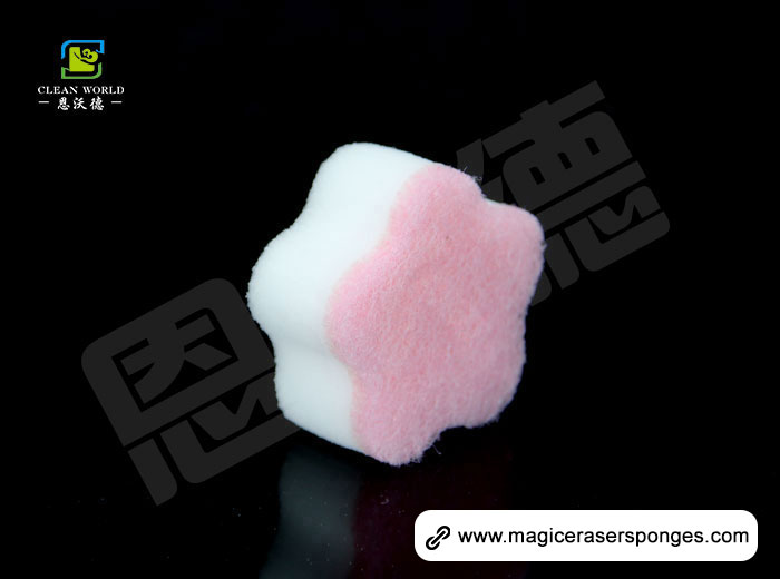 Flower Shape Compound Nano Eraser Sponge