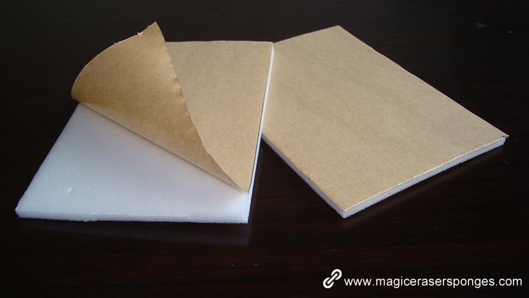 melamine foam with glue