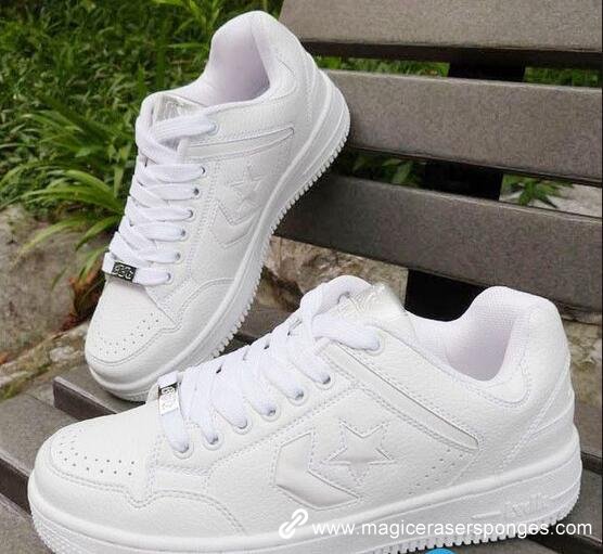 magic sponge clean white color shoe